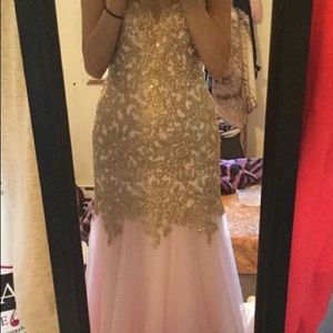 Formal strapless dress